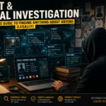 OSINT and digital investigation using open-source intelligence, metadata, social media, public records, and online research tools