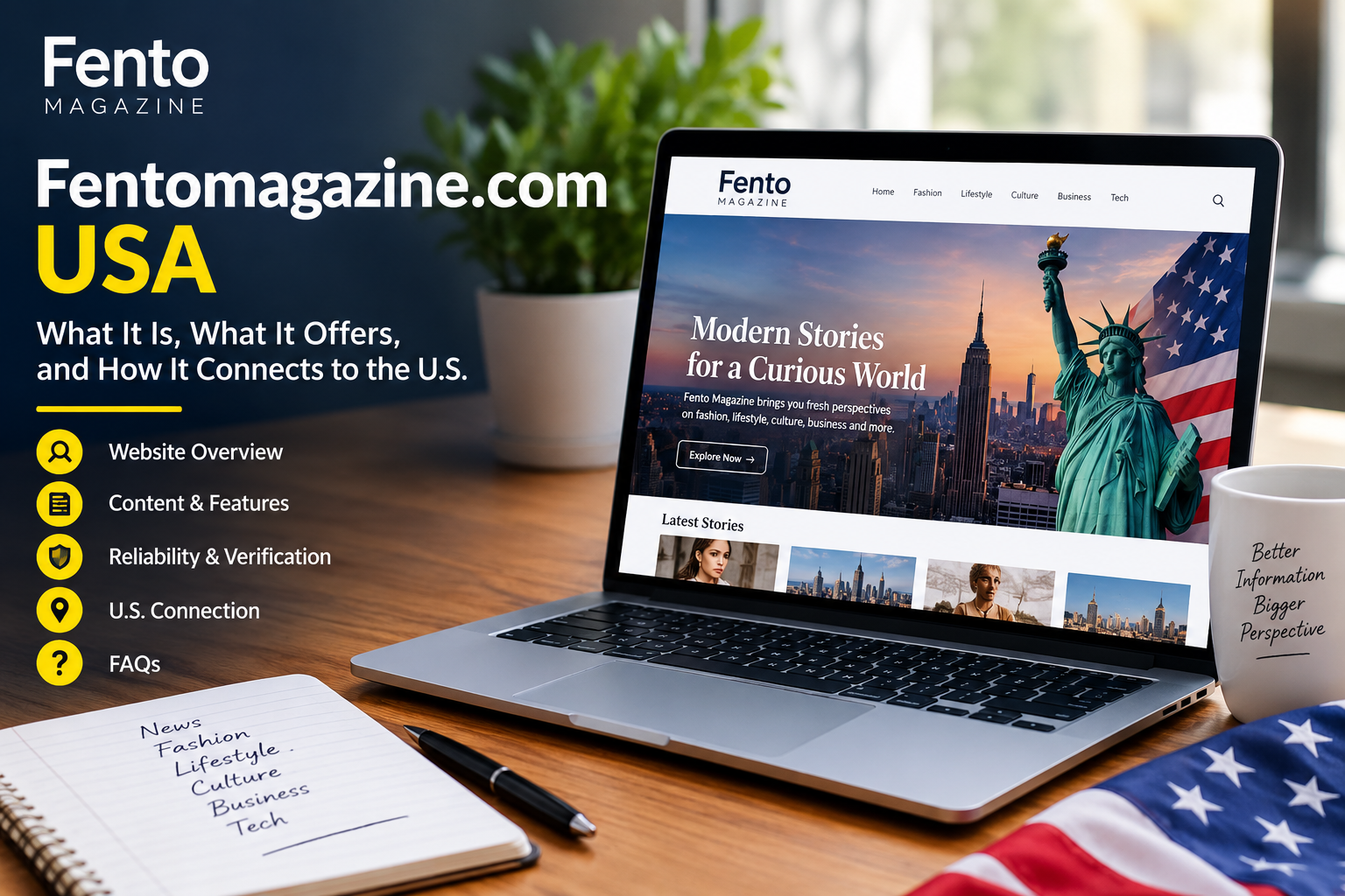 Fentomagazine.com USA website and U.S. edition information