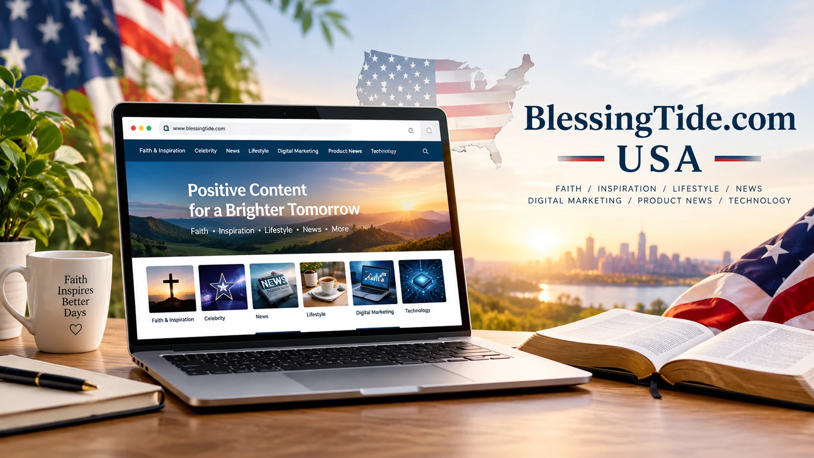 Blessingtide.com website for USA readers