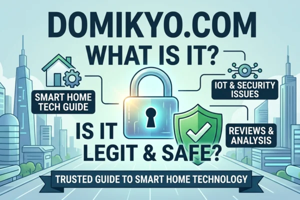 Domikyo.com review showing smart home and IoT website verification