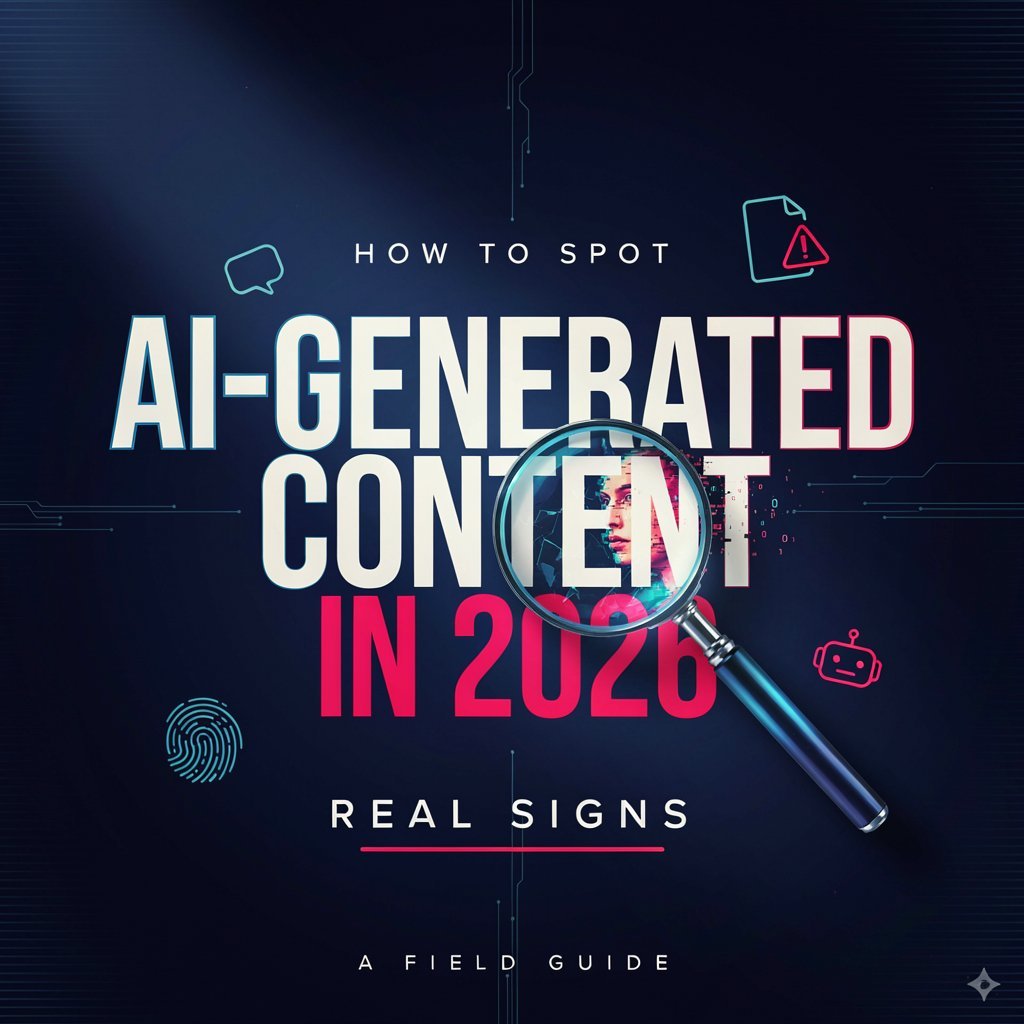 How to spot AI-generated content in images, video, audio, and text