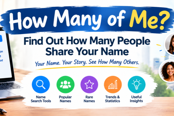How Many of Me? Find Out How Many People Share Your Name