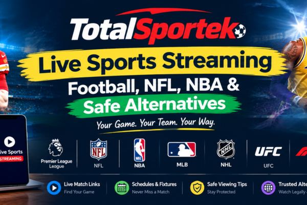 TotalSportek: Live Sports Streaming, Football, NFL, NBA & Safe Alternatives